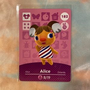 Genuine ACNH amiibo Alice